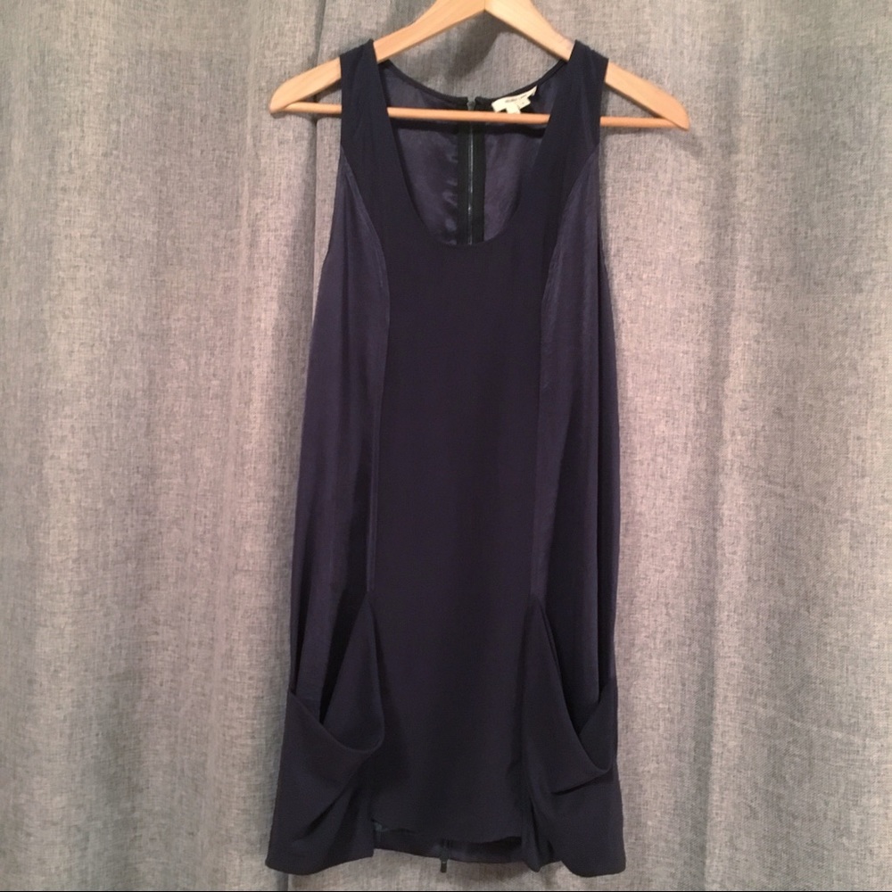 Helmet Lang satin dress black 2